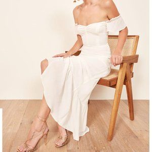 Reformation Butterfly Dress in Ivory